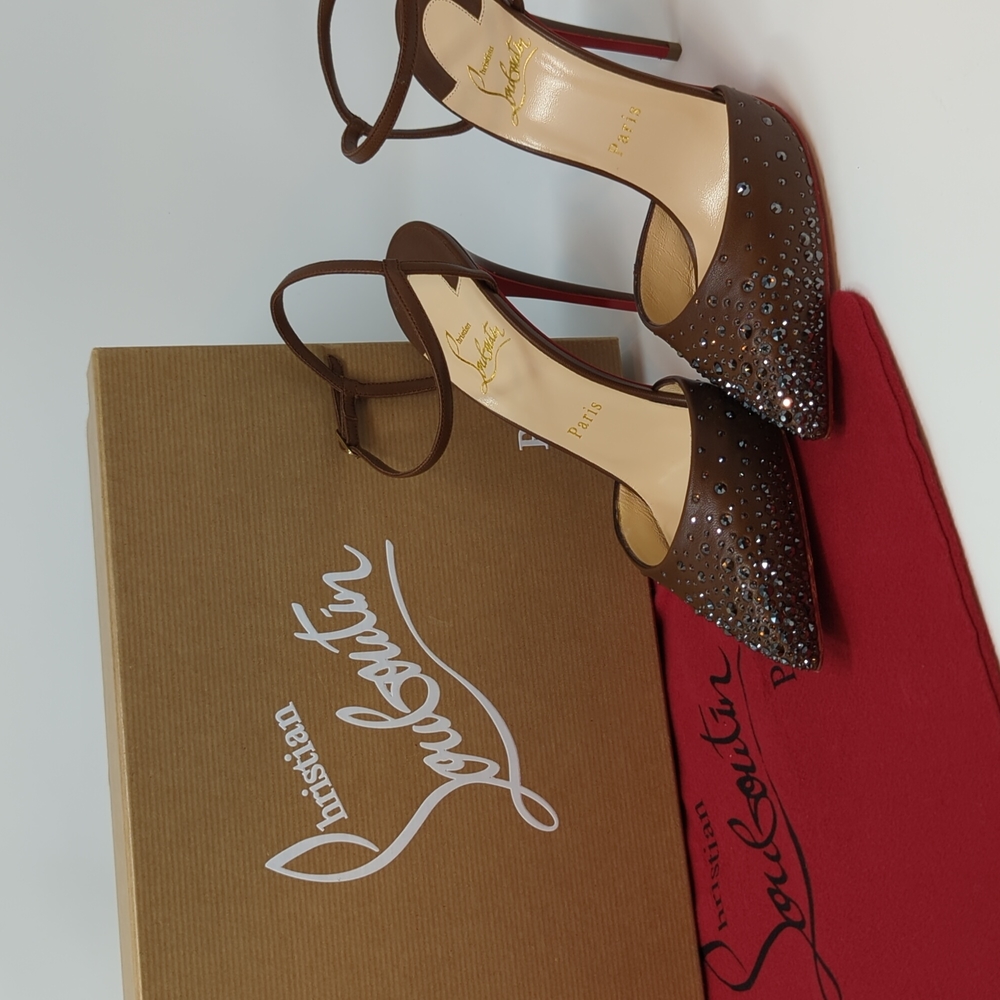Christian Louboutin Degrarivierina 100 Nappa Nude 6